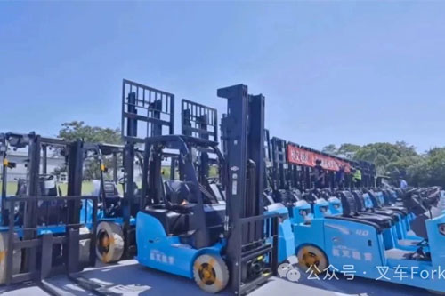 节能减碳，绿色发展——杭叉租赁新能源产品成功交付汽车龙头企业