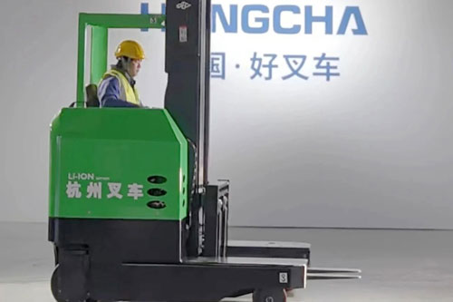 杭叉多向侧面电动叉车，长物料搬运及堆垛的理想选择