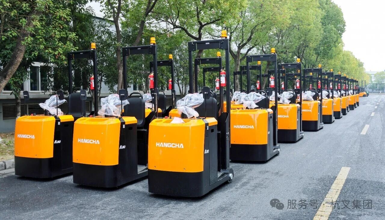 零排放·高效率！杭叉集团海外租赁叉车批量交付