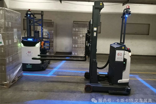 卡斯卡特AGV调距叉在家电行业的应用